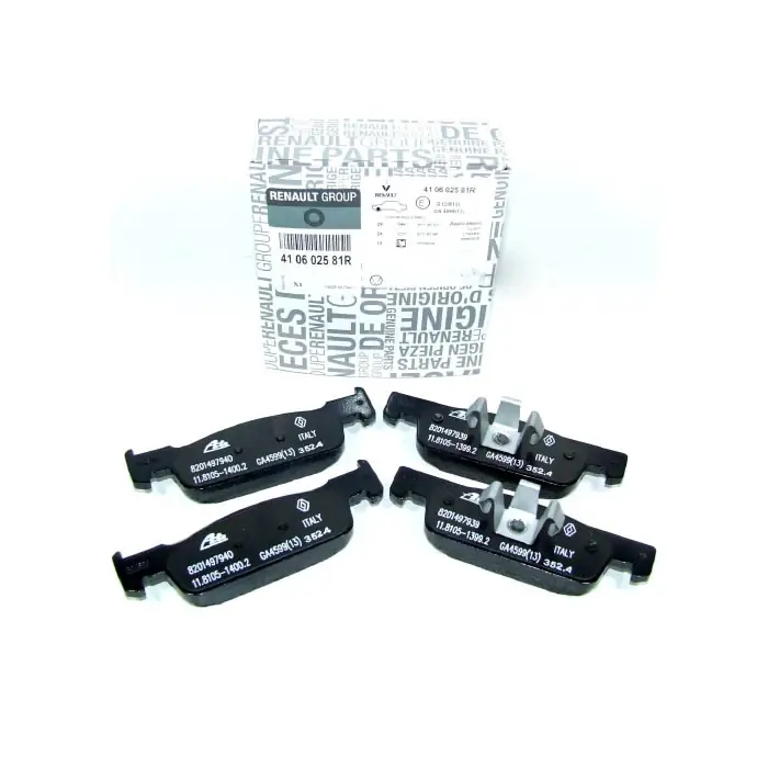 Gyors szállítás Renault Kangoo III gyári új fékbetét garnitúra tárcsafékhez, első tengely 2008-tól